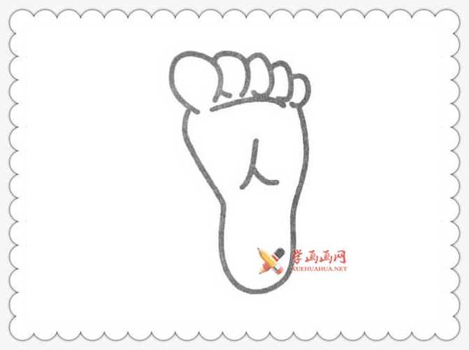 幼儿双脚简笔画