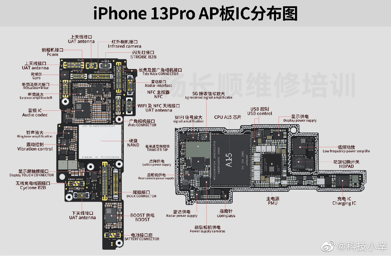iphone 13系真机拆解来了