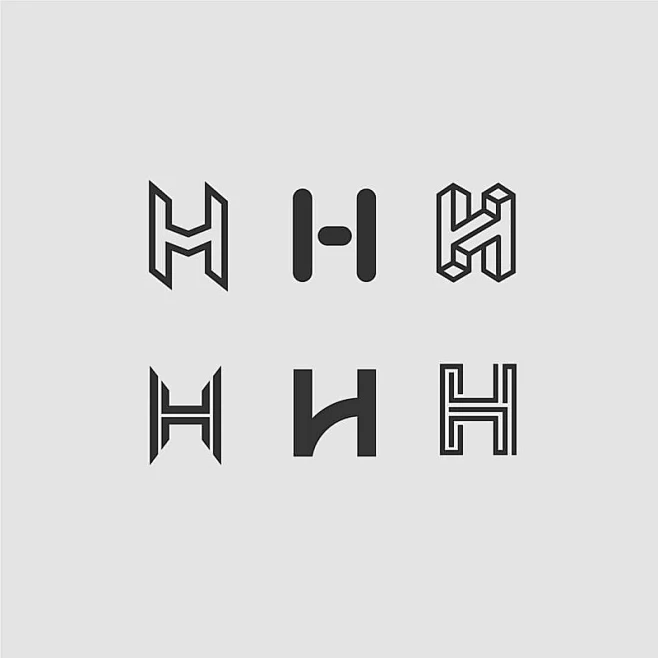 现代英文字母logo标志的类型单个字母平面网页其他观点独孤残月原创文