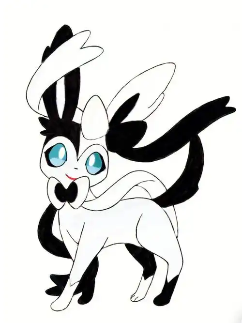 黑白魔女库伊布