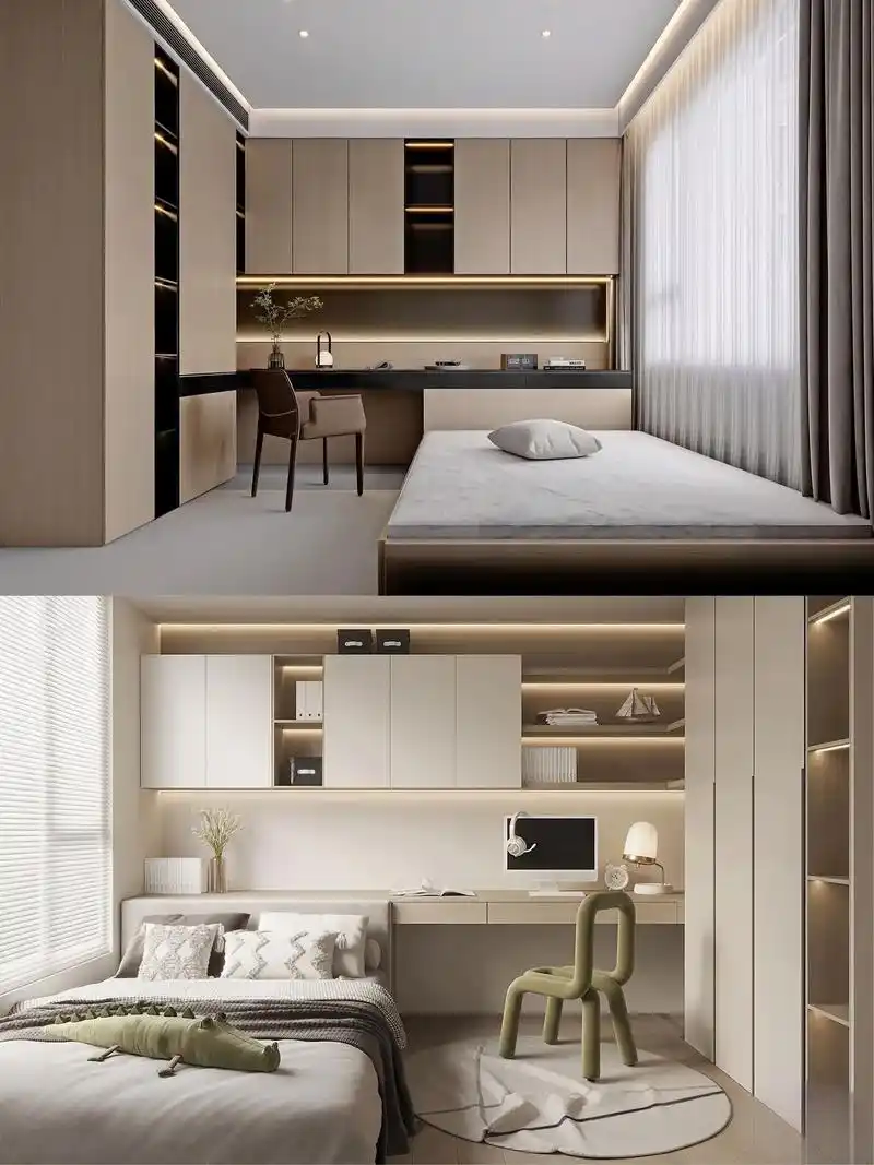 空间可以小,但功能不能少.#室内设计 #效果图表 - 抖音
