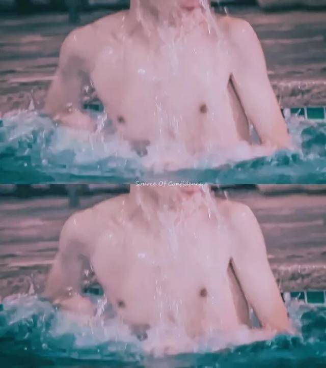 【号外】王源游泳池赤膊照流出;身材超级棒