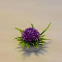 酒店刺身喜宴冷菜盘饰摆盘装饰花草餐厅假花创意小摆件摆盘假花