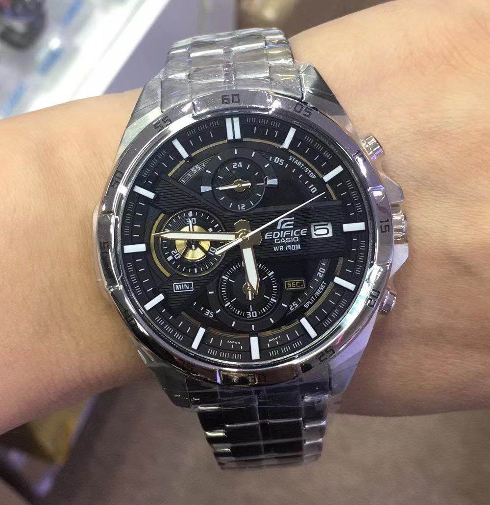 卡西欧手表男红牛限量版赛车运动防水钢带海洋之心男士手表556tr