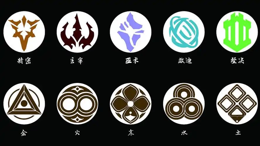 收藏 【灵感来源于英雄符文以及传统五行图案】 收藏 【人物】 收藏