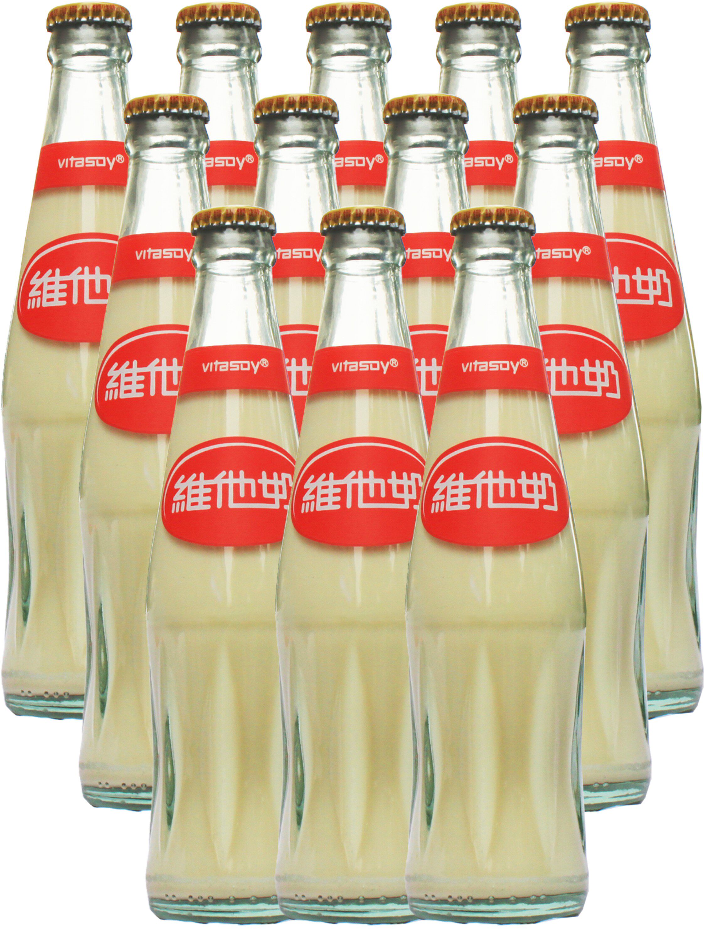 吸管维他原味豆奶236ml24瓶玻璃瓶饮料江浙沪包邮豆浆