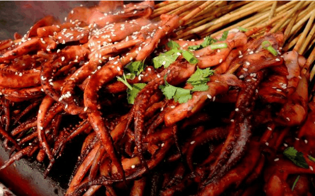 大连的街头流行小吃铁板鱿鱼,五星级大厨私藏的秘制配方!