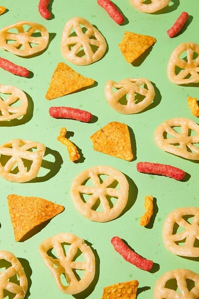 零食壁纸平铺聊天背景