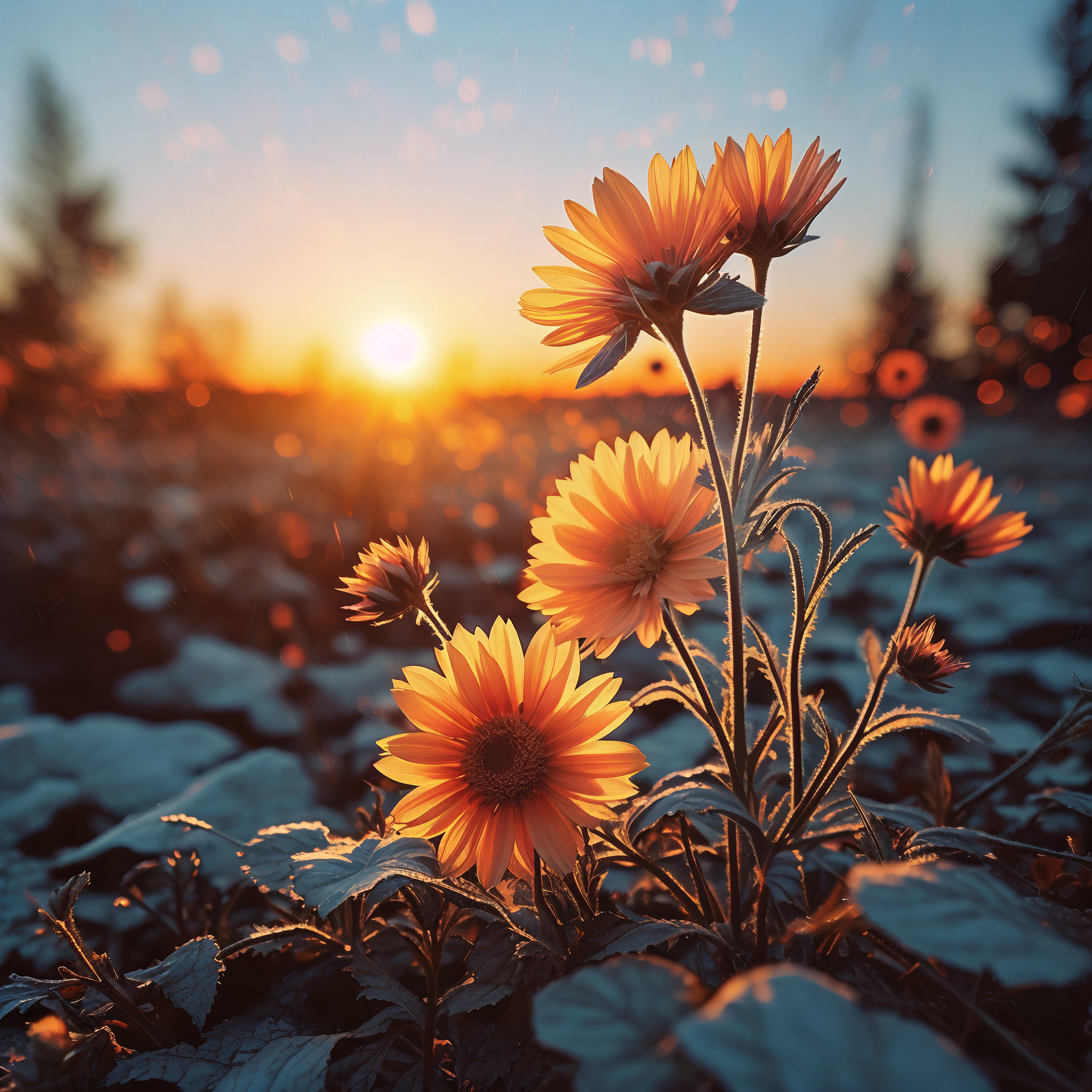 98能量满满的太阳花头像98 太阳花,象征着希望与活力,正如它的