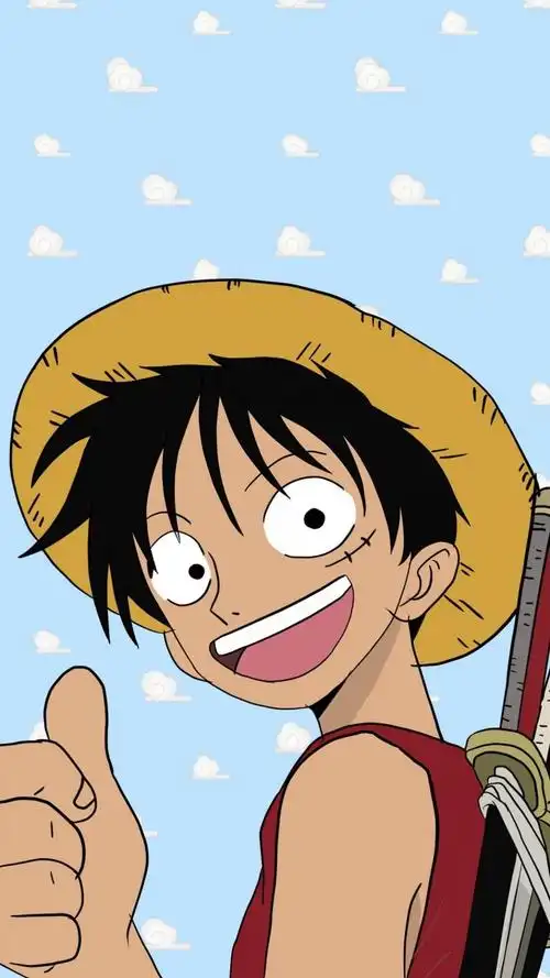 经典人物路飞炫酷插画