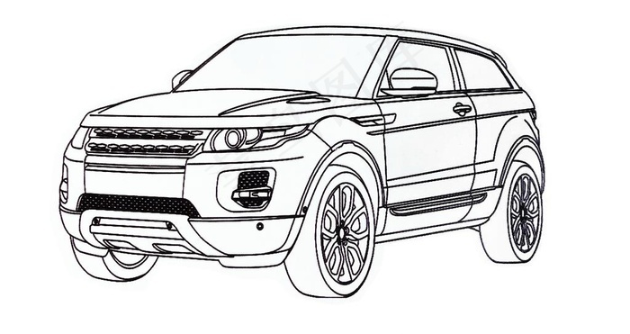 路虎车图片