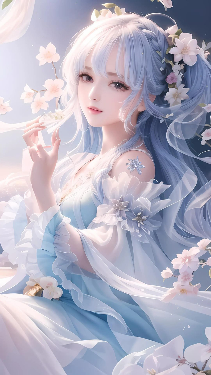 横竖屏古风类电脑ai绘画图集动漫卡通二次元穿搭手机高清壁纸