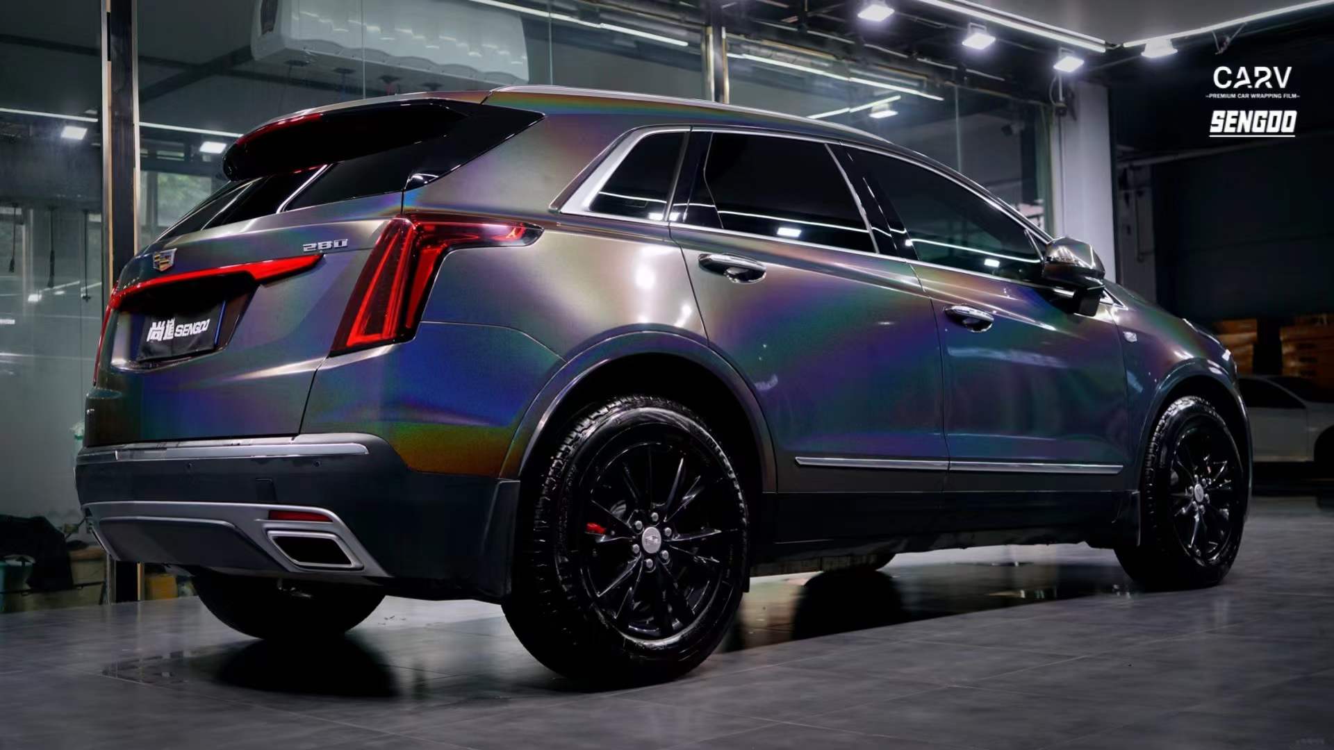 凯迪拉克xt5卡孚改色膜锦绣灰,人生就是要出彩