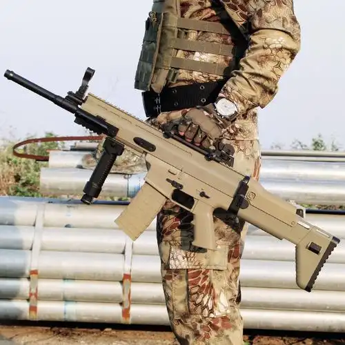 锦明scar 下供弹电动连发m4水弹枪 真人cs吃鸡改装玩具水蛋抢