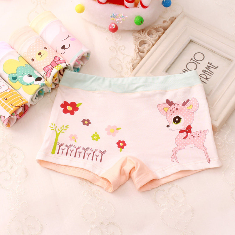女童学生短裤儿童幼儿7岁中大内裤小宝宝莫代尔内裤