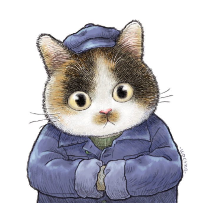 猫咪##插画##喵星人##猫##头像##画画##新年快乐