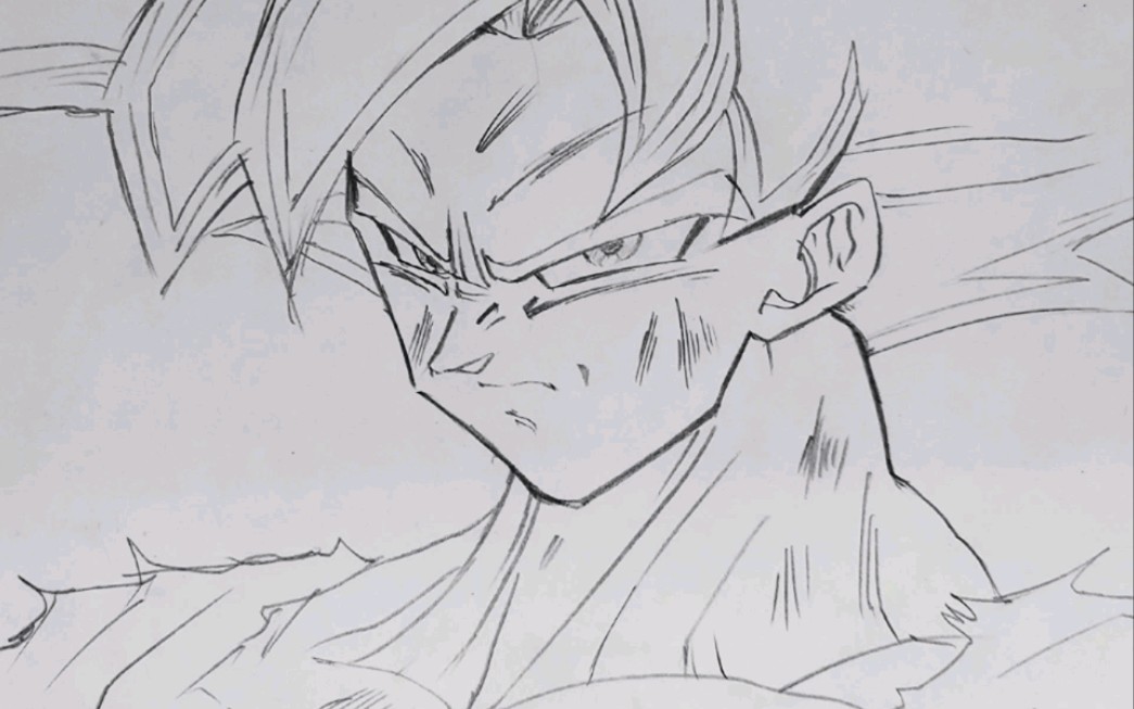 手绘自在极意功悟空「阿黒龙珠手绘」