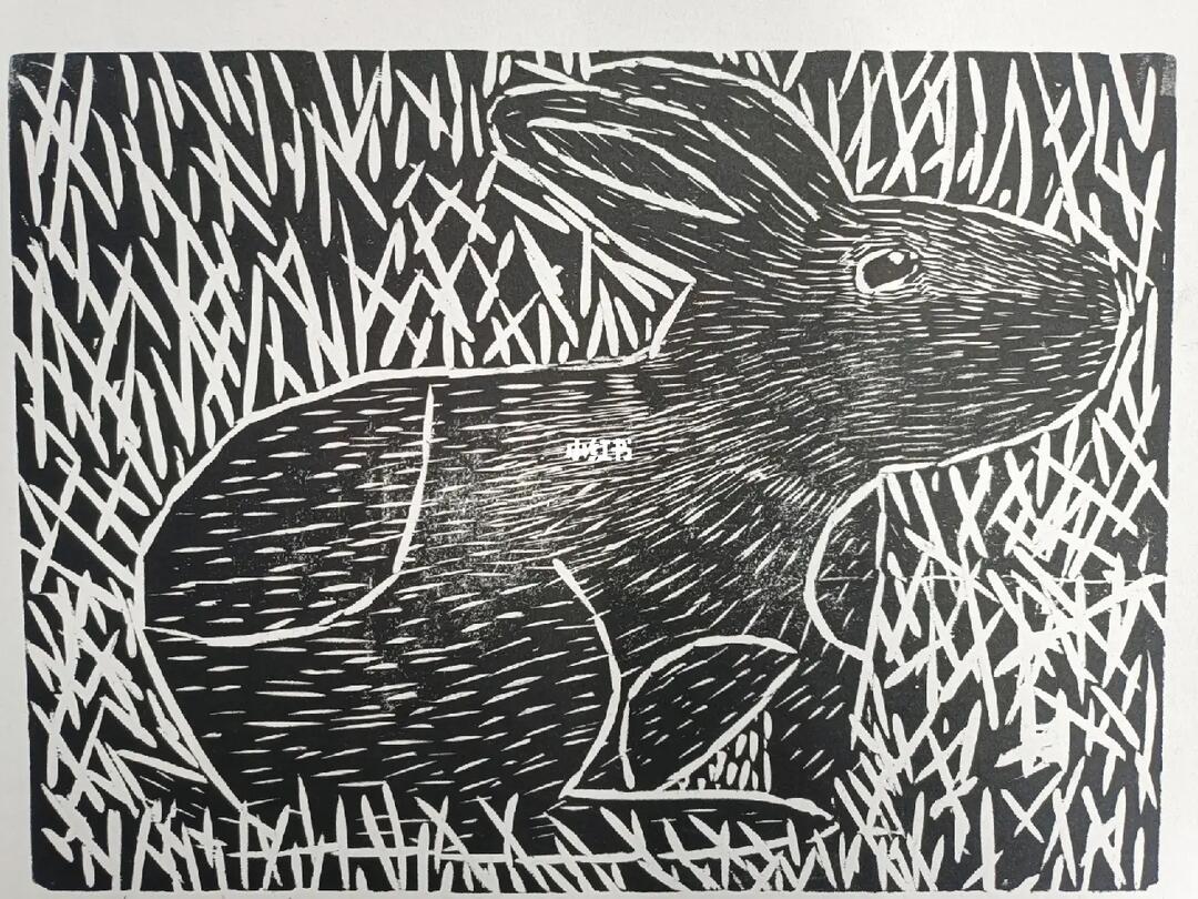 版画  #美术  #木刻