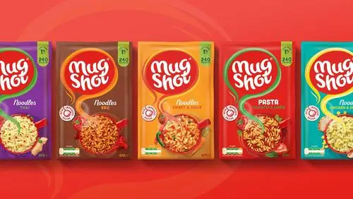 充满食欲的方便面食品包装设计