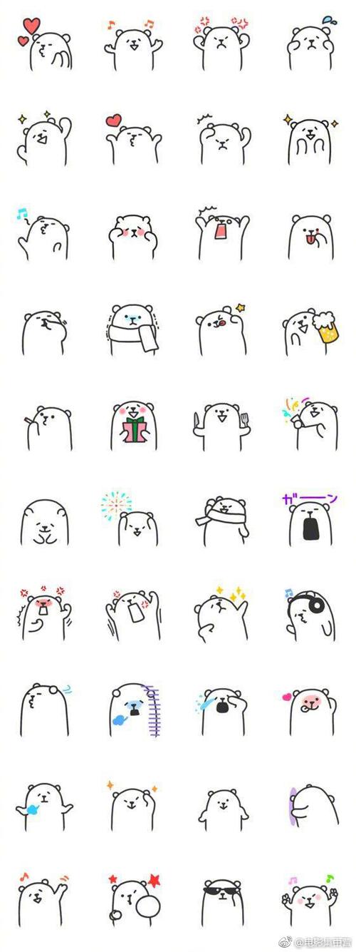 超实用的简笔画小素材手帐手抄报都可以用哦