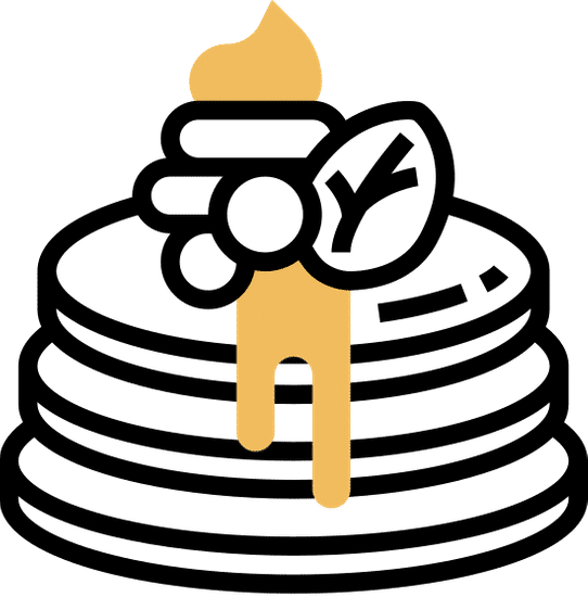pancake icon - 素材 - canva可画