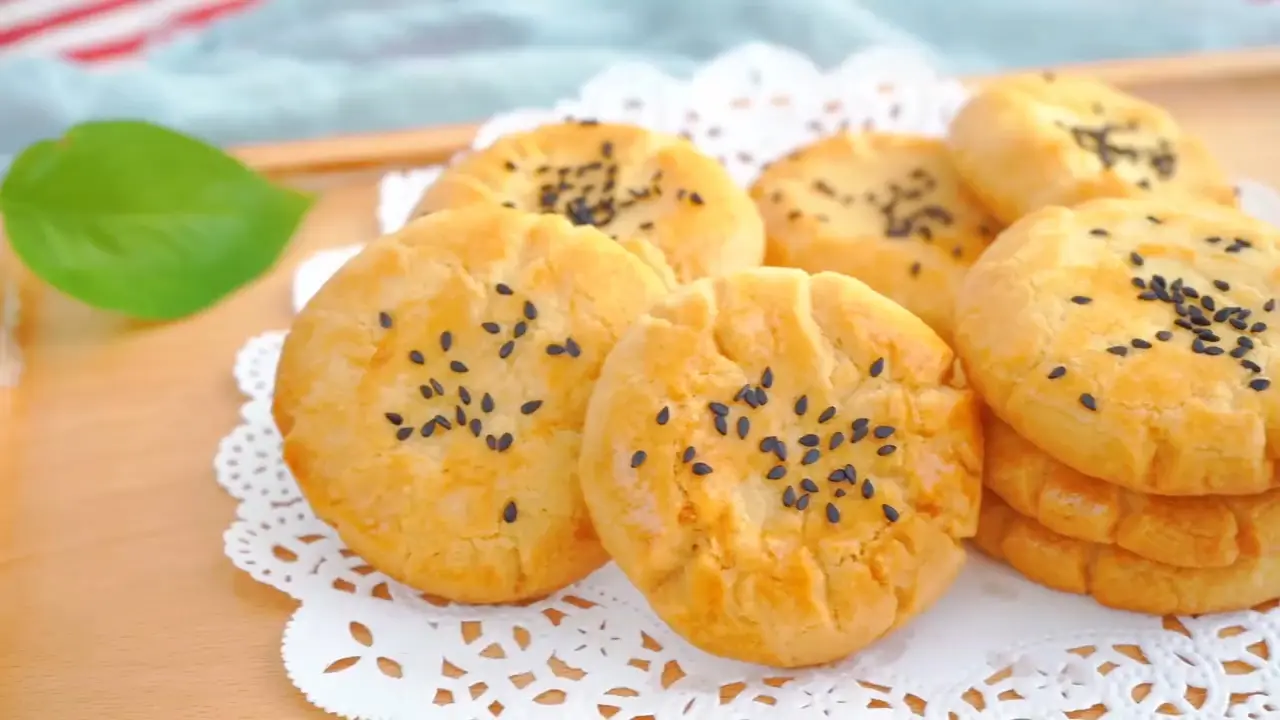 超经典的中式点心宫廷桃酥,又酥又甜又香