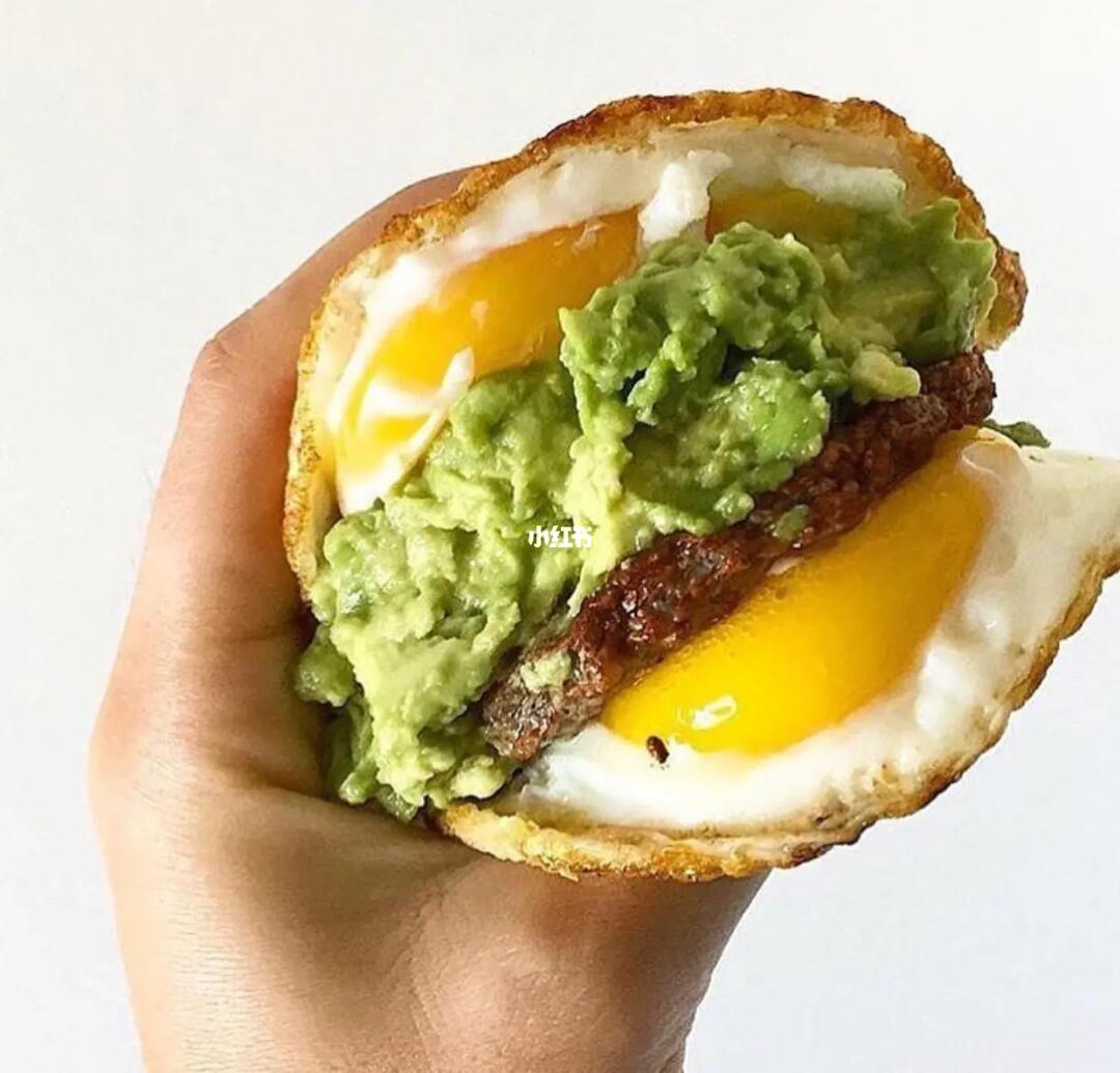 oh这是一个牛油果汉堡oh不蛋堡