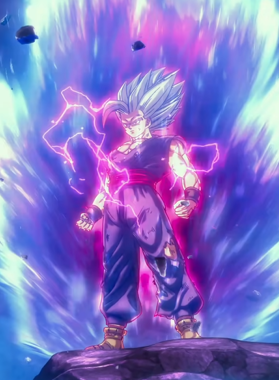 《龙珠超:超级人造人》中的"悟饭beast"成为了鸟山明最后操刀设计的