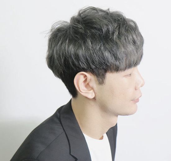 男生微卷蓬松烫发效果图