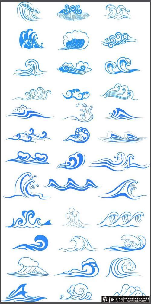 汹涌的波涛怎么画简笔画