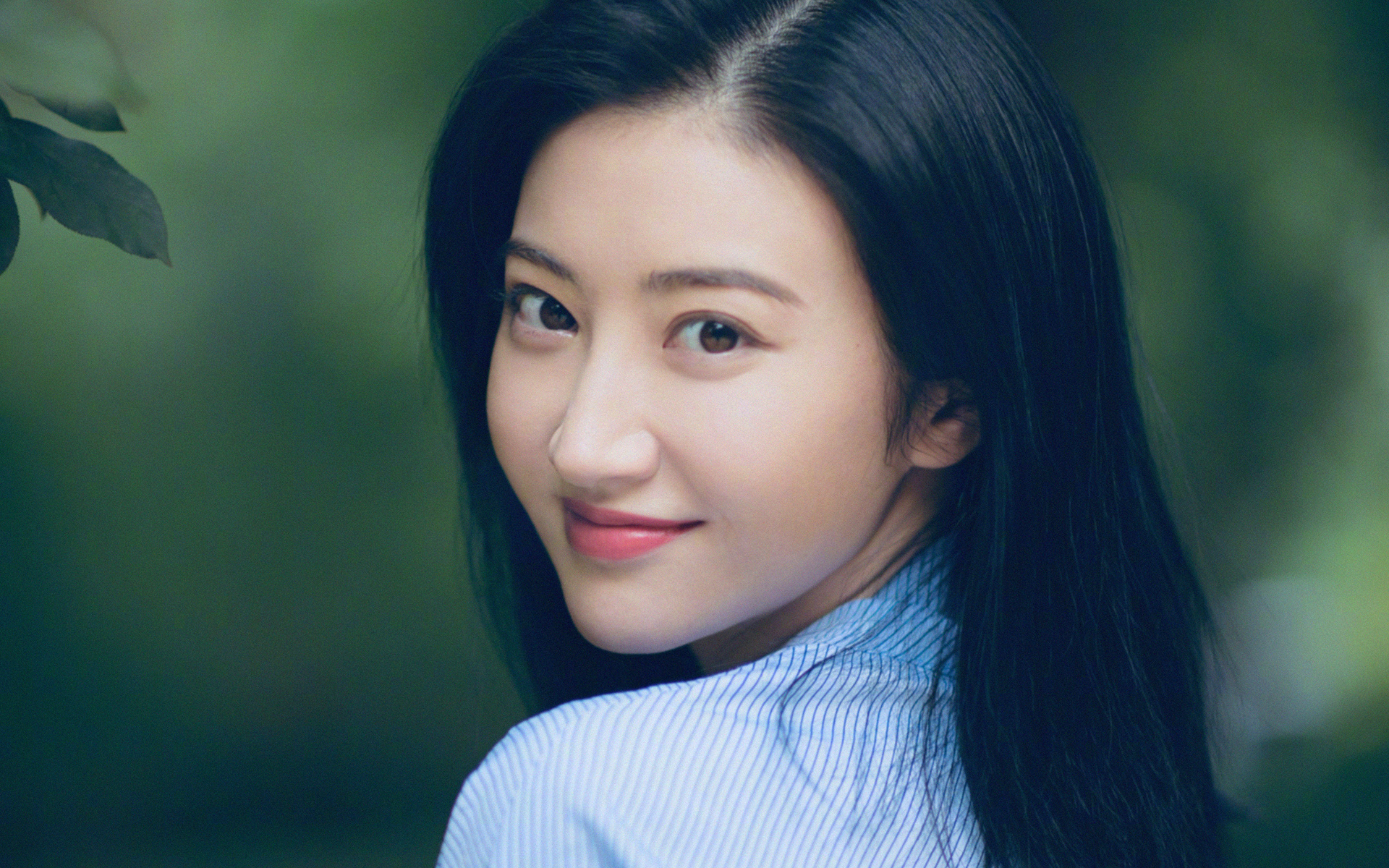 景甜清新养眼高清桌面壁纸