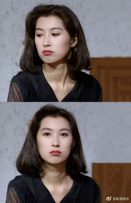 旧爱浪#1992年,《大时代》郭蔼明饰演龙纪文,短发知性有韵味,但又