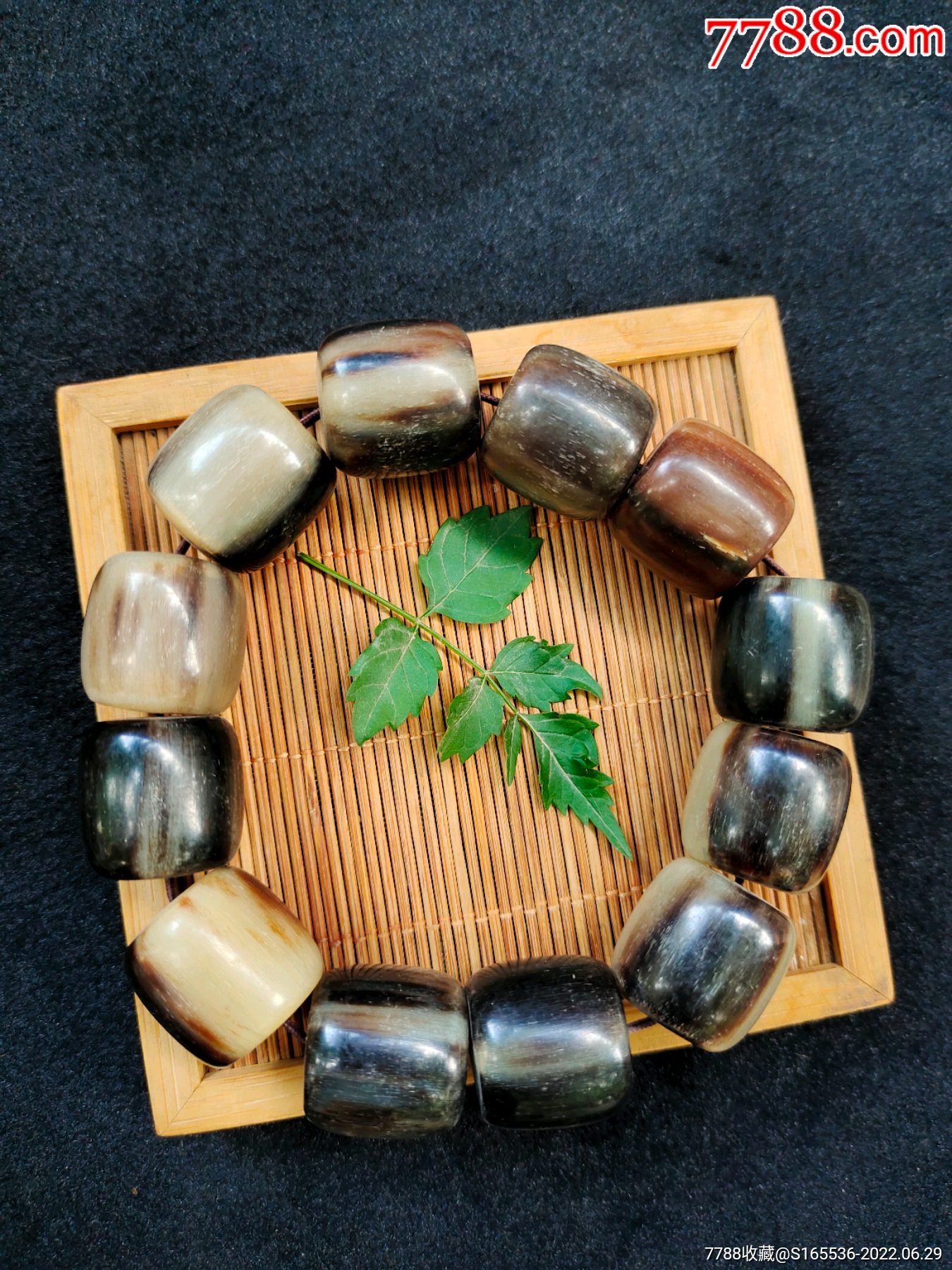 西藏牦牛角手串桶珠大约2厘米规格_价格50元_第1张_7788收藏__收藏