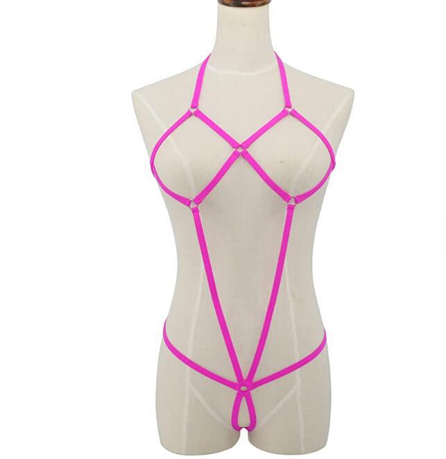 情趣内衣迷你泳衣泳装女士性感内裤透视三点式透视比基尼套装