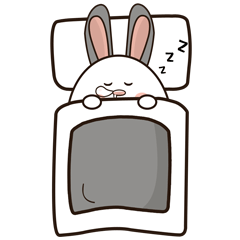 微信表情小灰兔第一弹