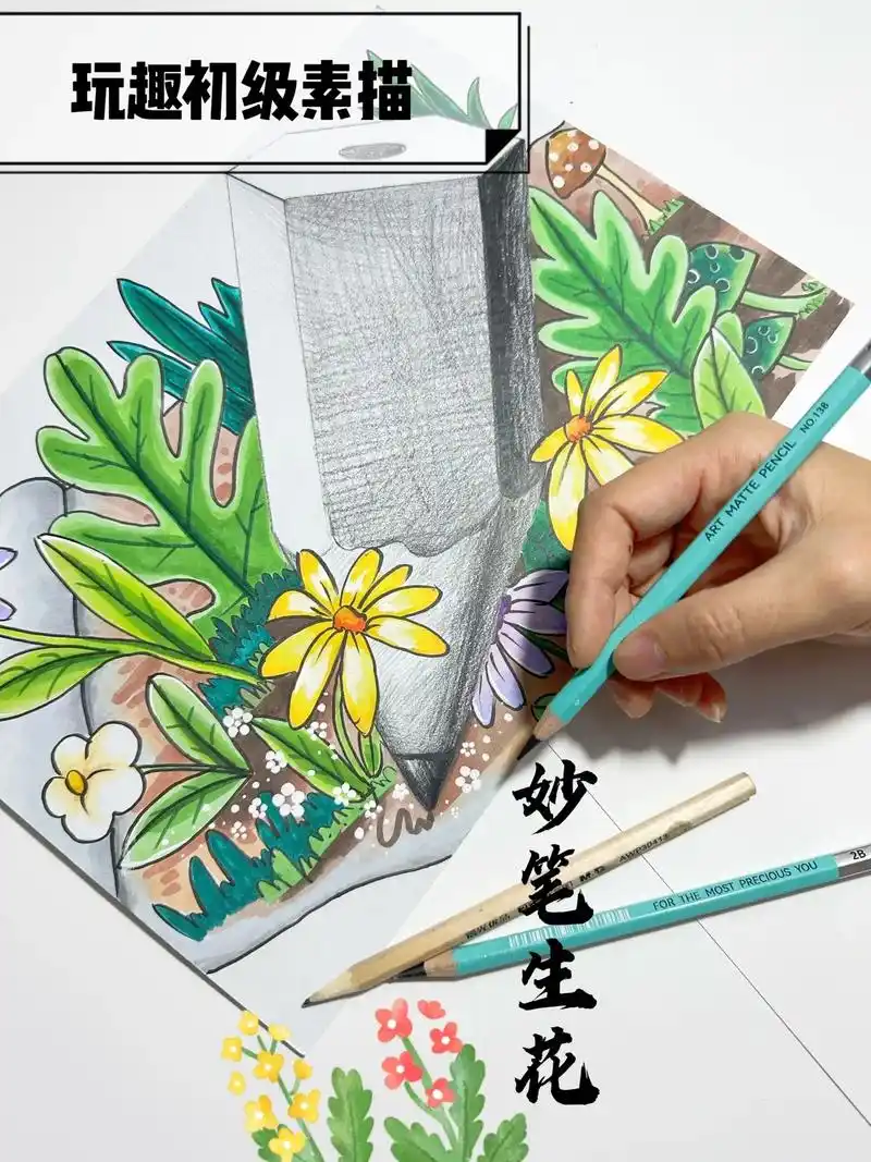 78暑假创意素描入门学习丨妙笔生花94.