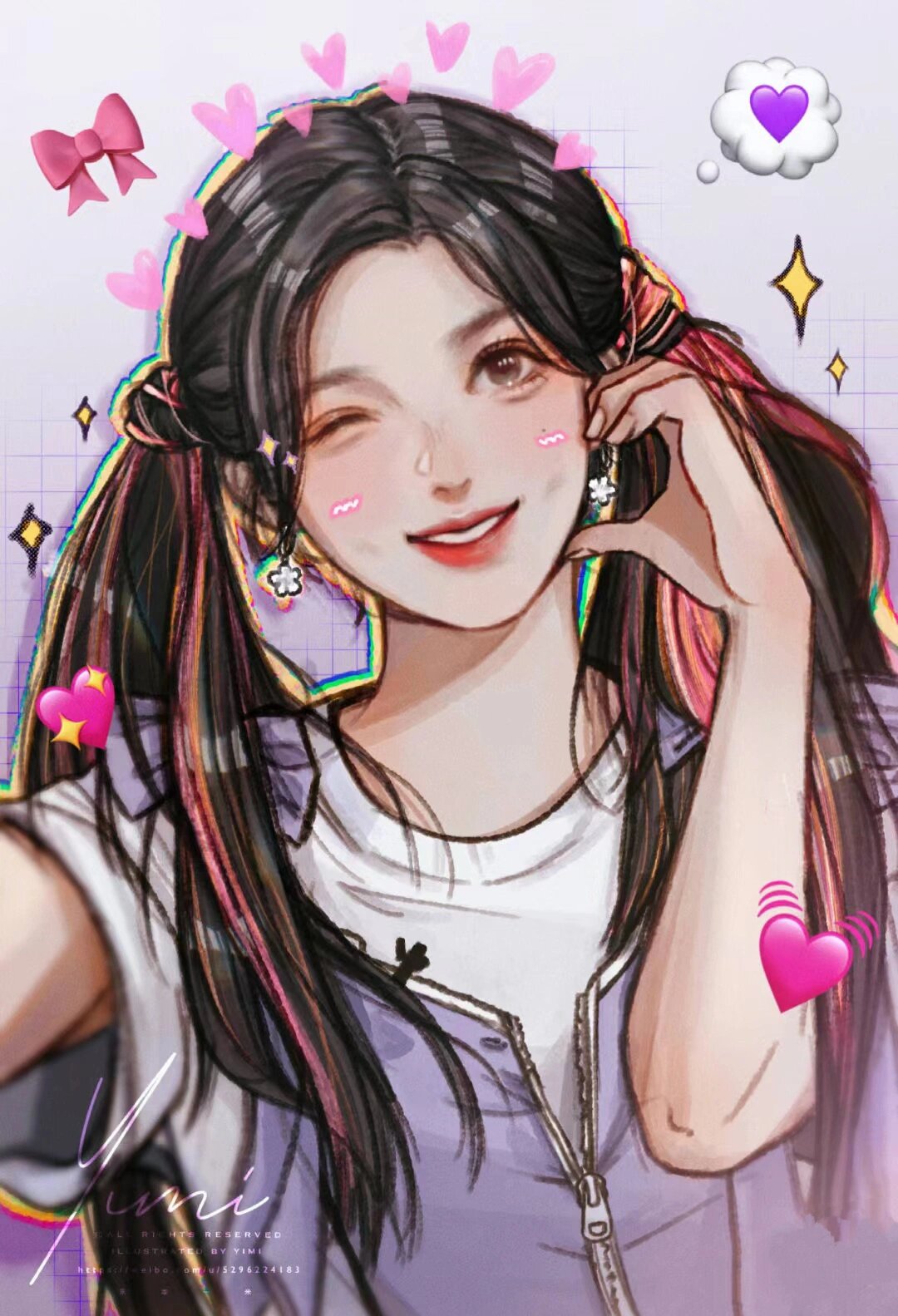 收集了一些杨紫的动漫图 取图吱声或私我