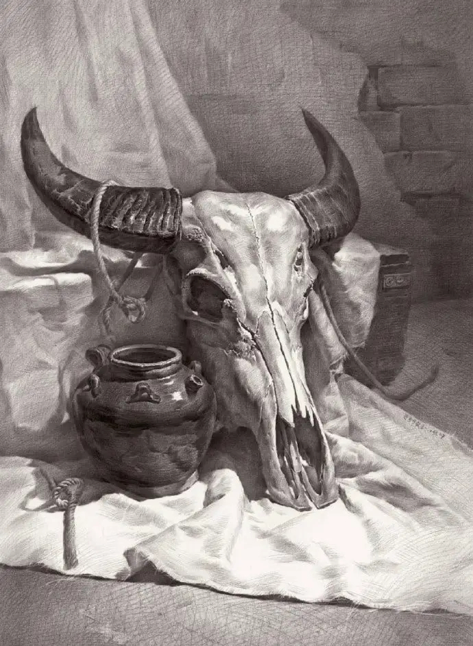 精微素描绘画作品欣赏