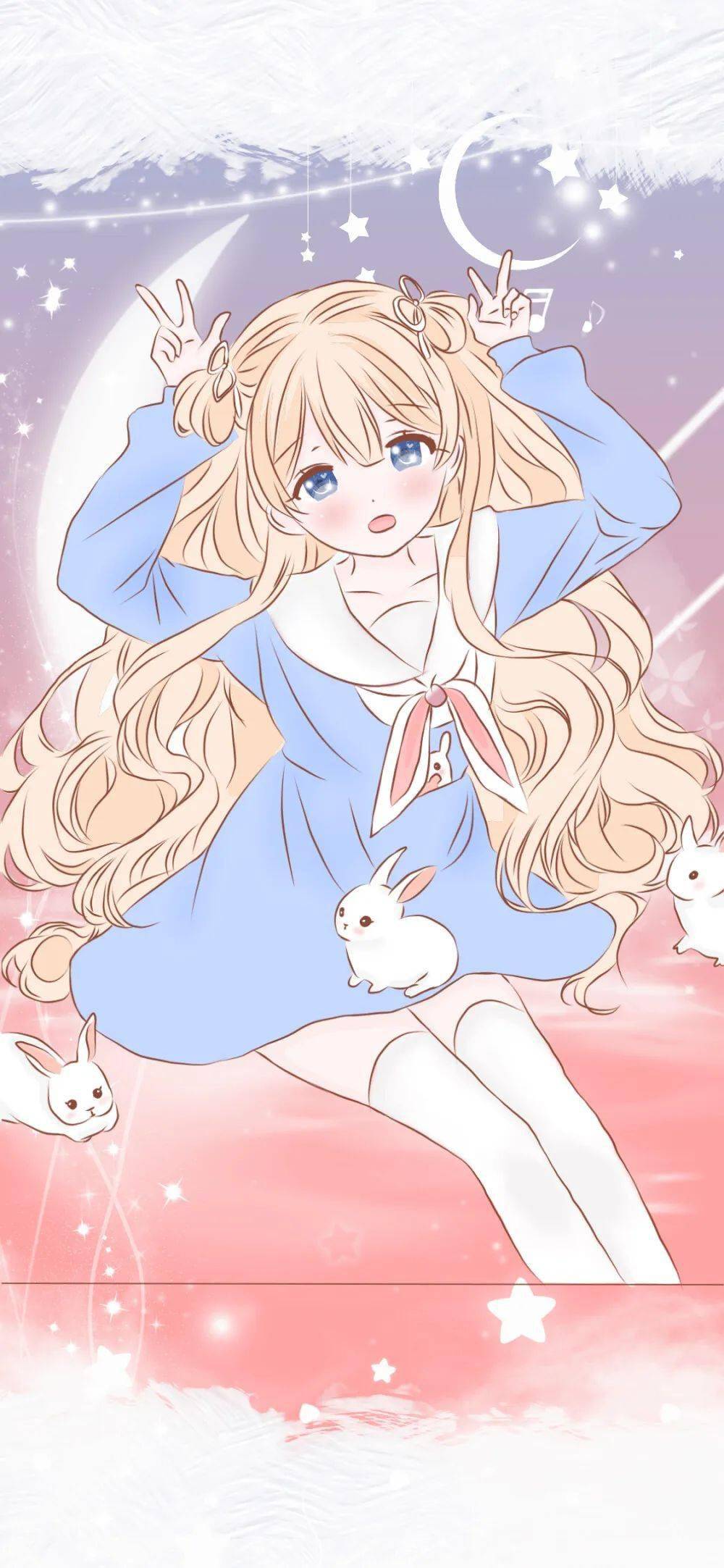 全屏手机壁纸萌萌少女心壁纸