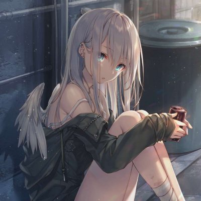 唯美伤感动漫女生头像