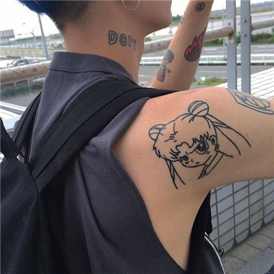 社会人头像男生带纹身霸气头像