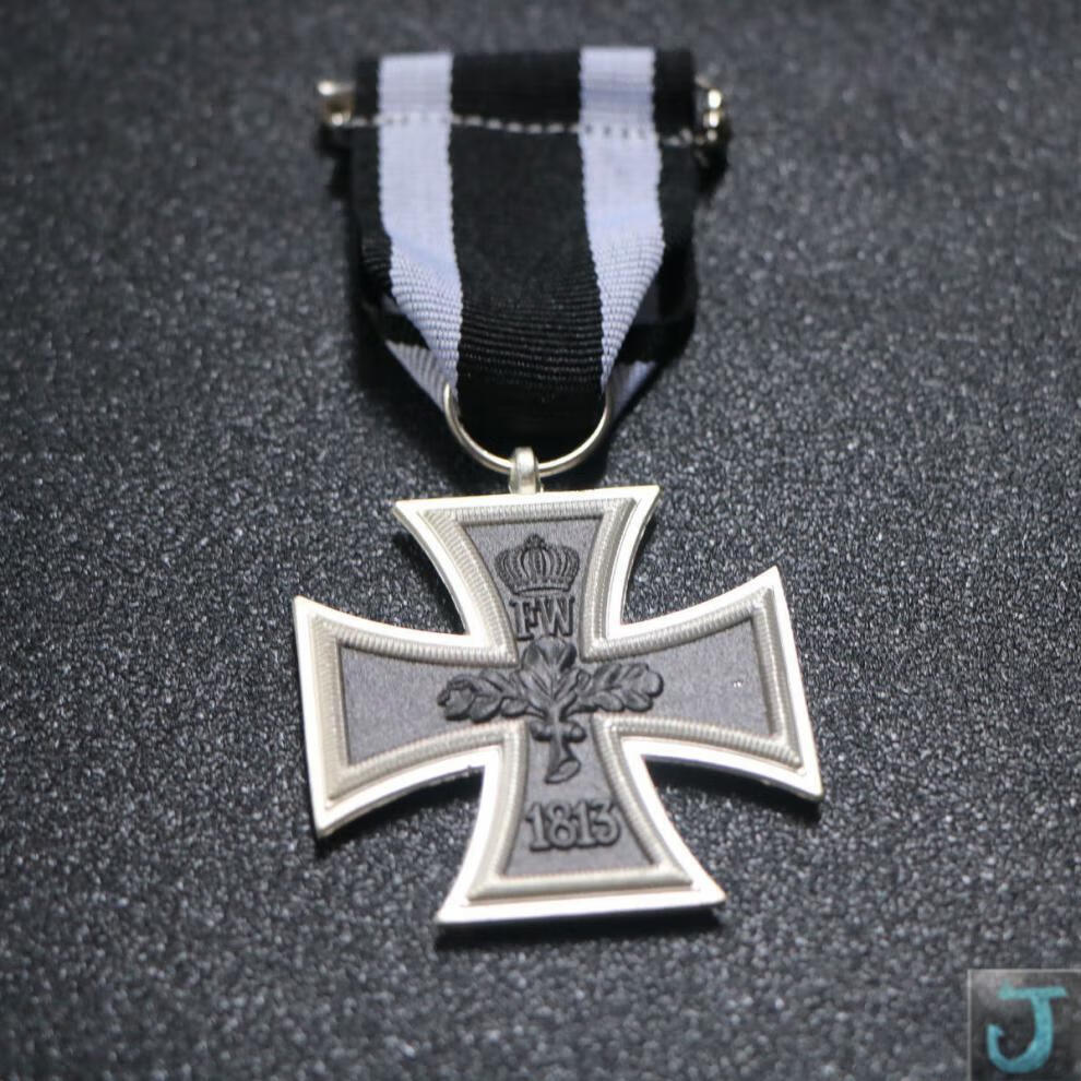 德国 铁十字徽章勋章德意志二战德国德军骑士普鲁士十字鹰做旧绶带