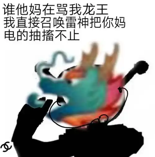 谁他妈在骂我龙王,我直接召唤雷神把你妈电的抽搐不止