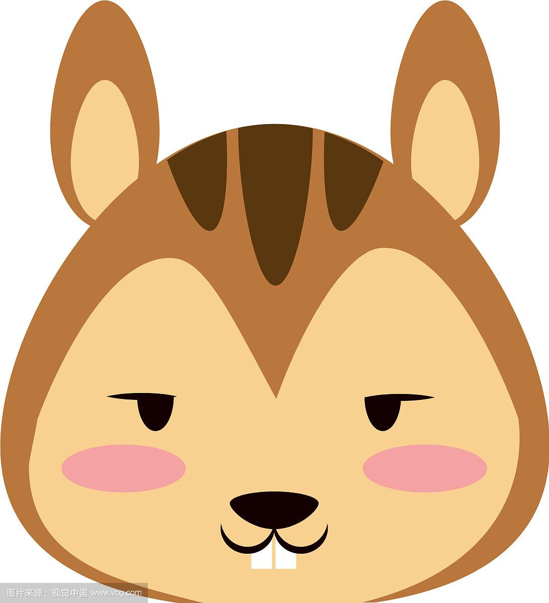 可爱的松鼠动物卡通