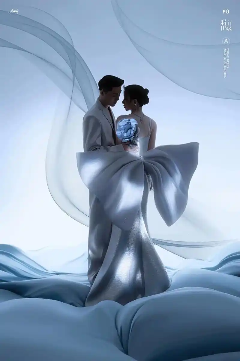 室内高级感光影婚纱照.