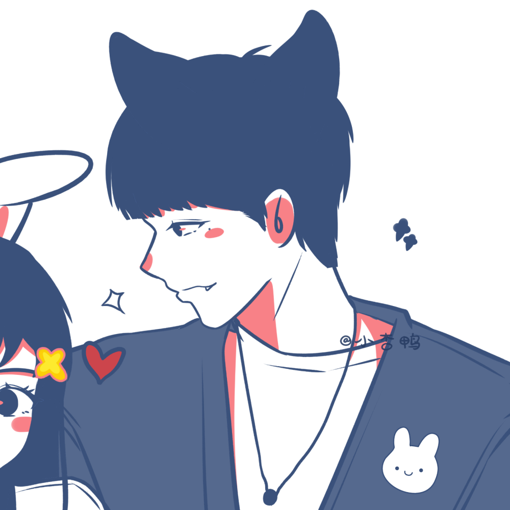 蓝色系动漫情侣头像系列,什么才是惊艳到你的情侣头像吖