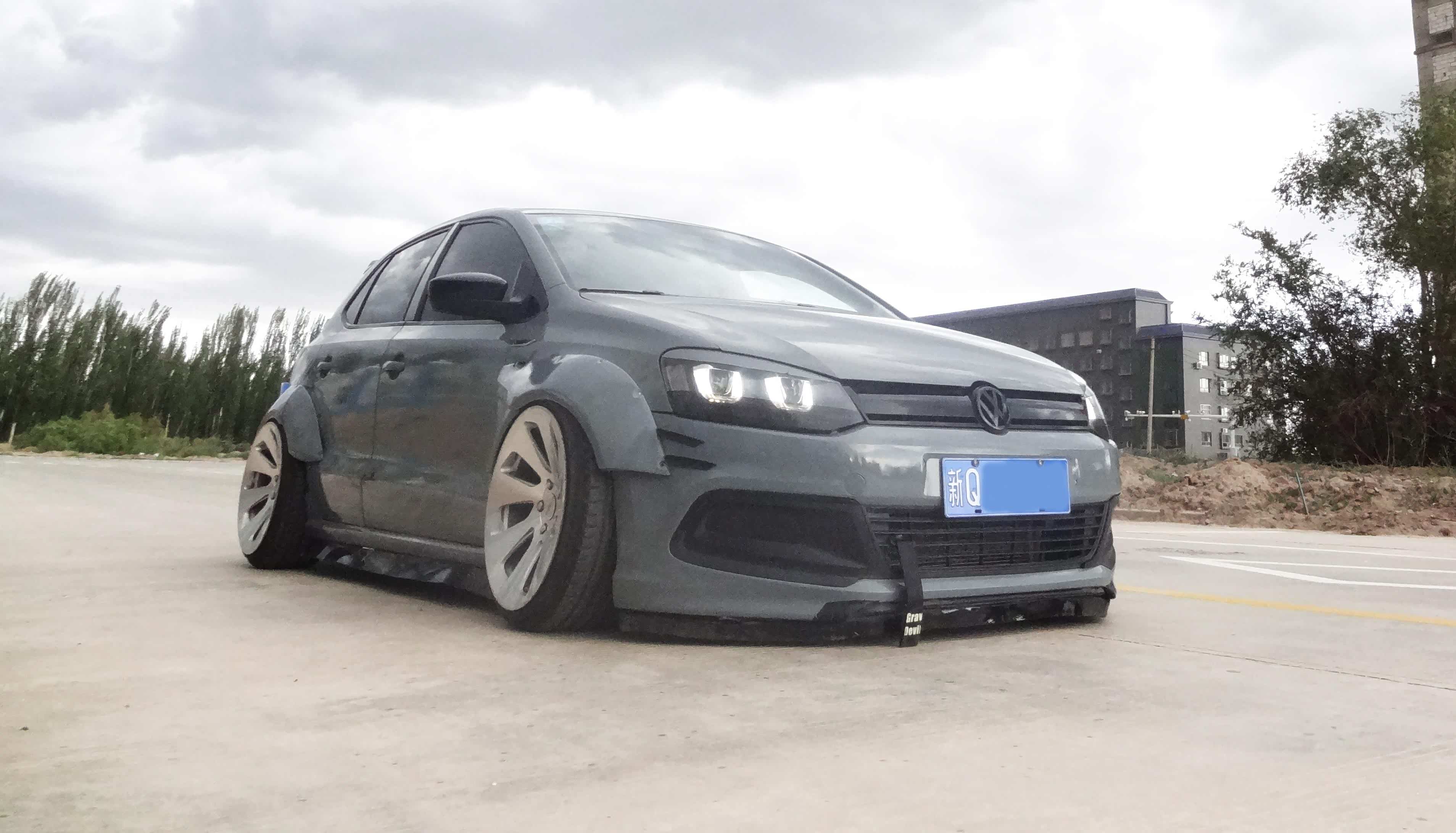 "买菜车"也可以有小钢炮的范,新疆车友大众polo改装案例!