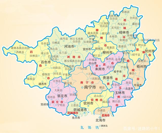 你不了解的广西模样,看看14个地级市的地理环境