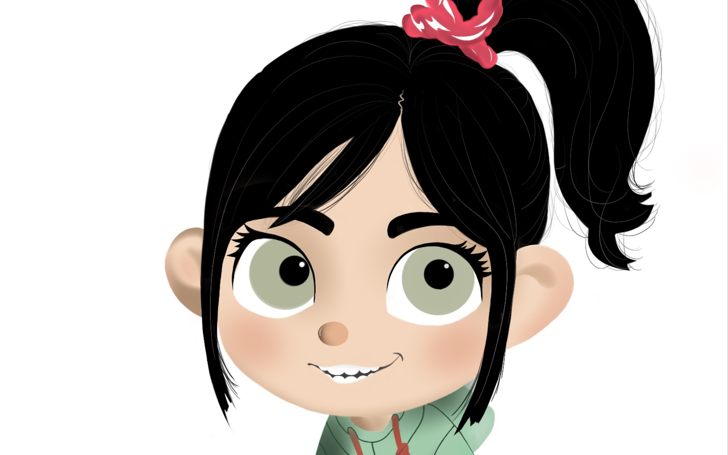 【ipad procreate】新人绘画过程《无敌破坏王2》云妮洛普_哔哩哔哩