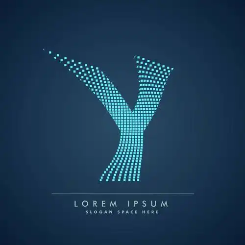 抽象的创意点标志字母y. - nicepsd 优质设计素材下载站